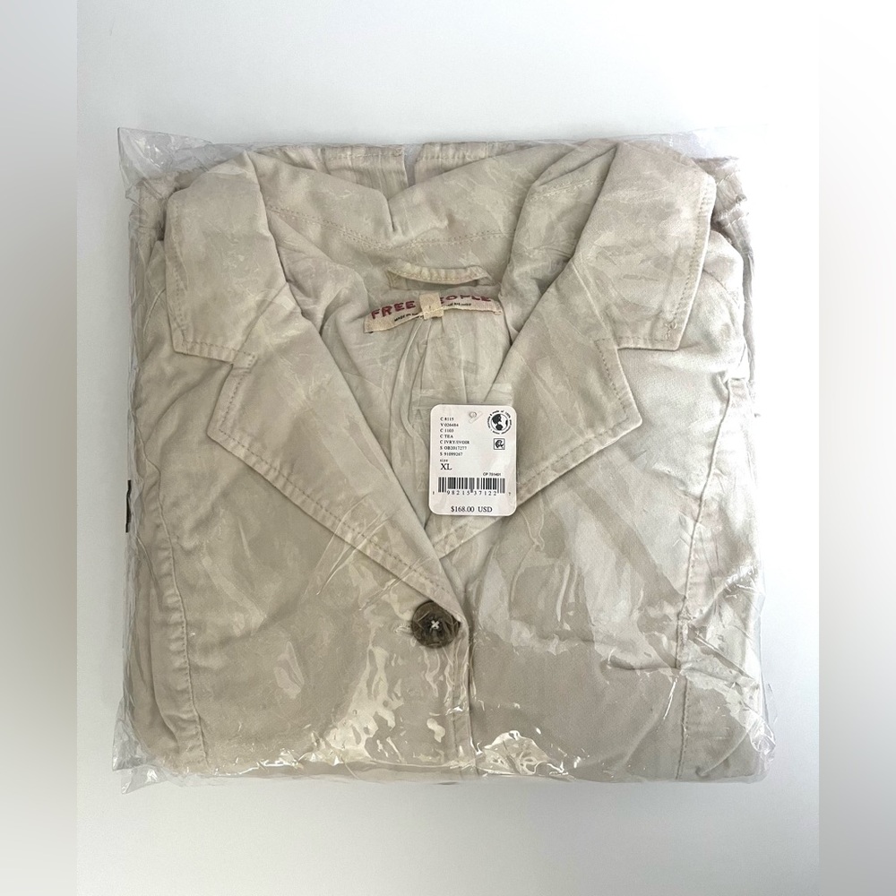 Free People | NWT Chic Off White Orly Cord Heritage Jacket - Picture 5 of 6
